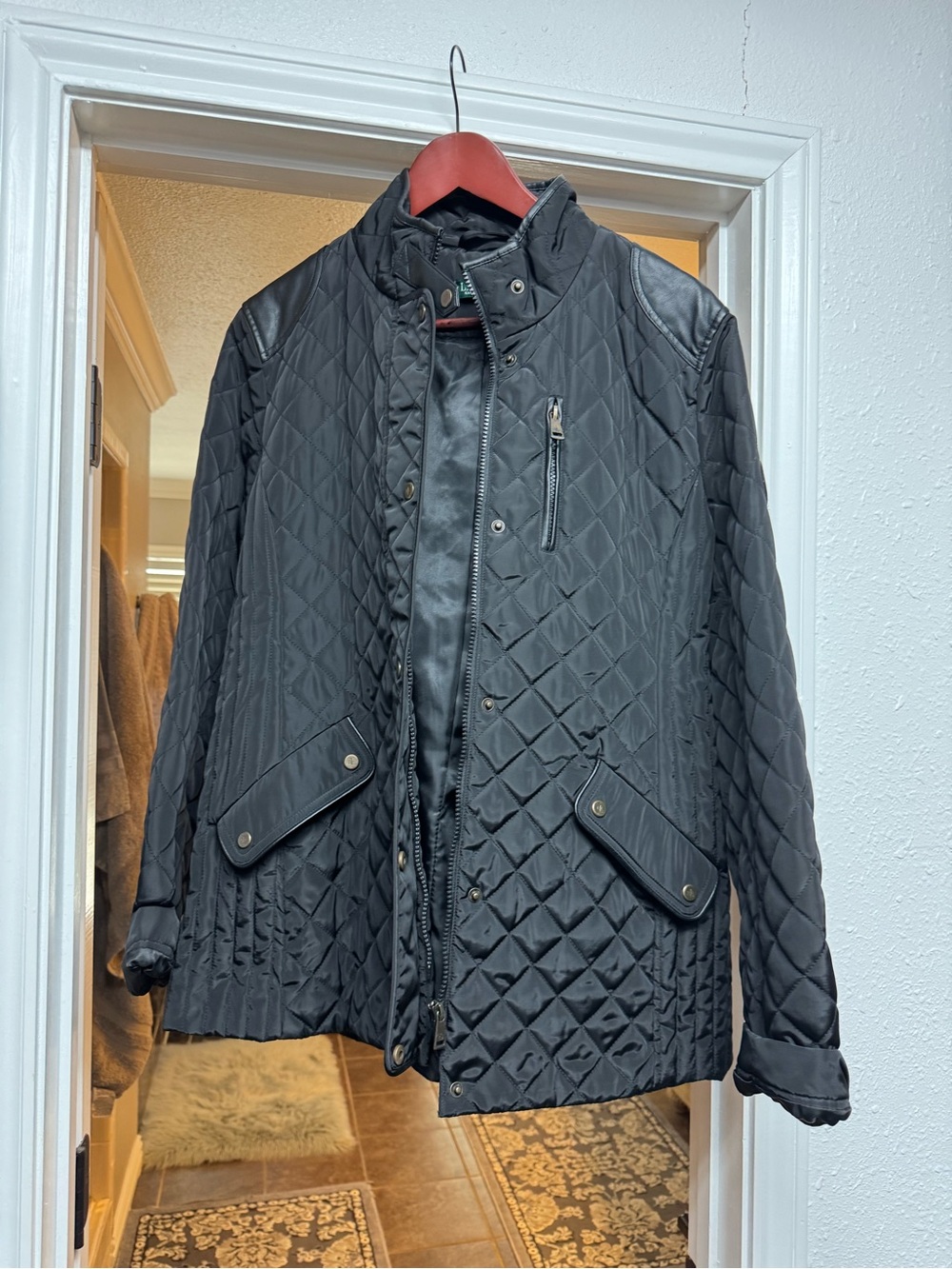 Ralph Lauren Black Quilted Puffer Jacket